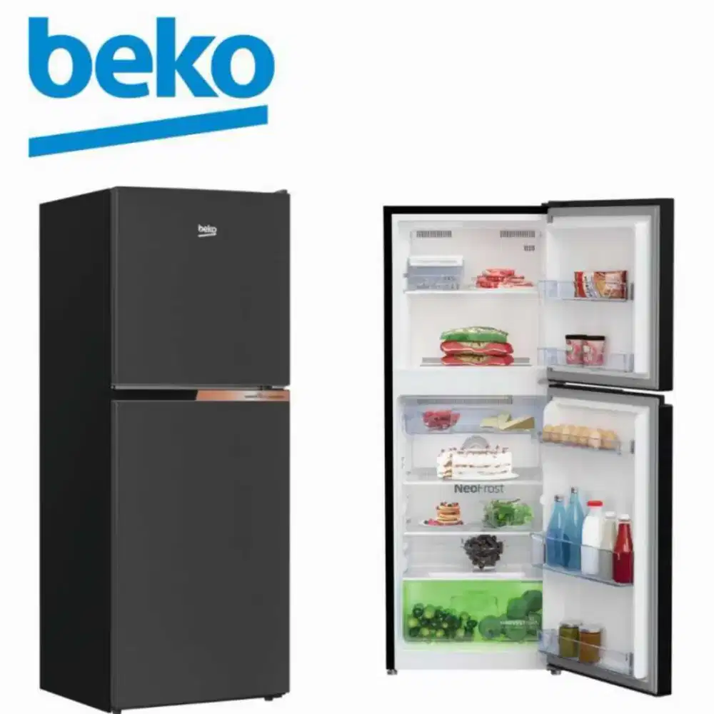 Kulkas beko 2 pintu bekas