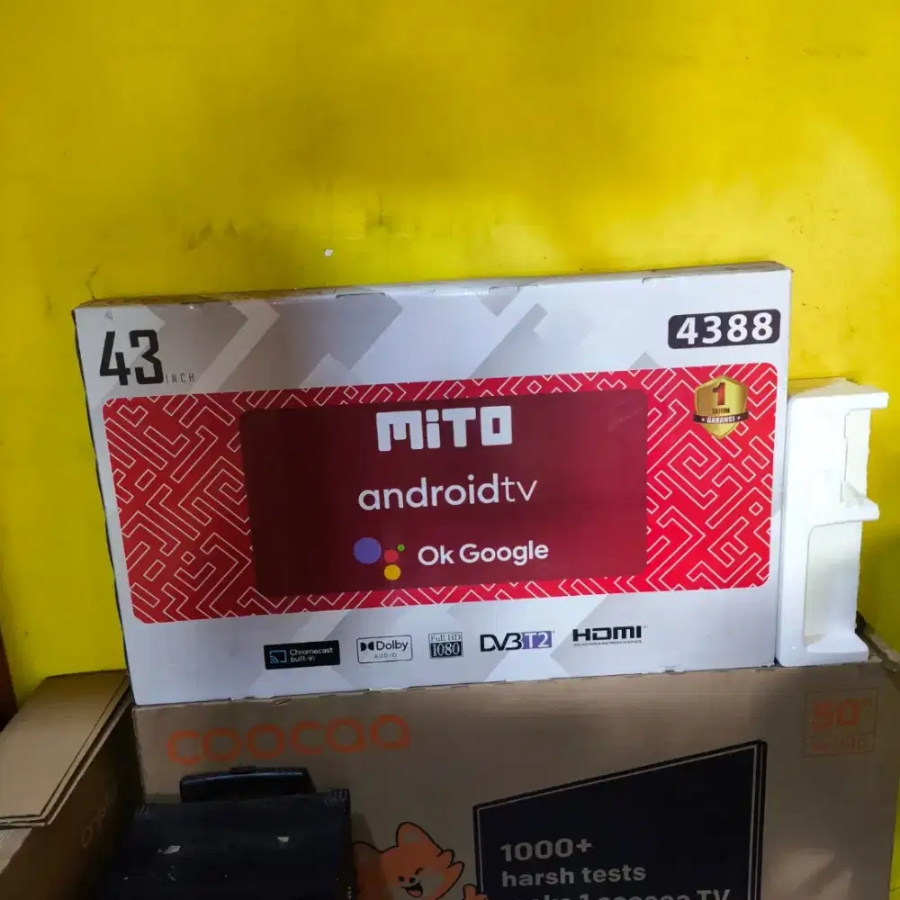 MITO ANDROID TV 43 INCH PROMO TERBATAS GARANSI RESMI BISA KREDIT