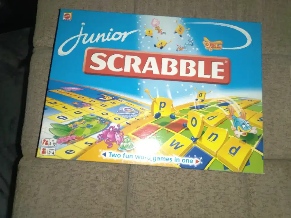 Paket Mainan Edukasi Anak Lengkap Scrabble + UNO + Mosaic + Snap Game