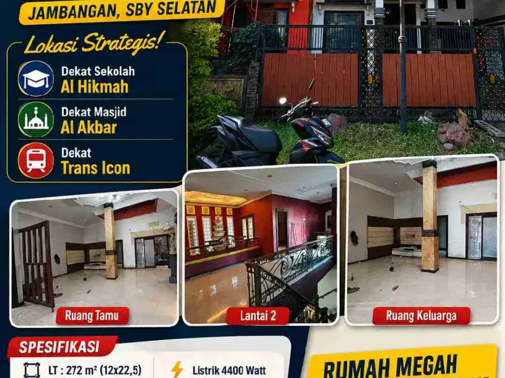 Rumah Murah siap Huni di Kebonsari Elveka, Jambangan, Sby Selatan