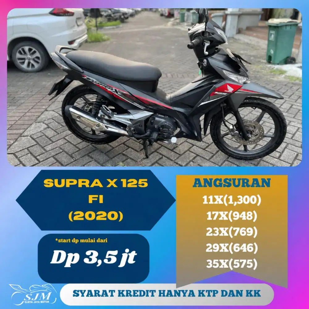 HONDA SUPRA X 125 FI 2020 SIAP PAKAI