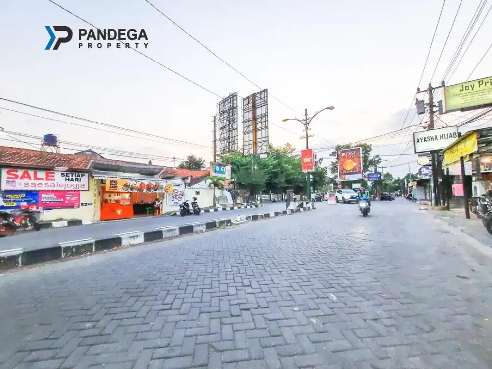 Tanah SHMP 1890m2 Tepi Jalan Selokan Mataram Gejayan Dekat UGM, UNY, Cocok Usaha, Dekat Jalan Gejayan, Dalam Ringroad