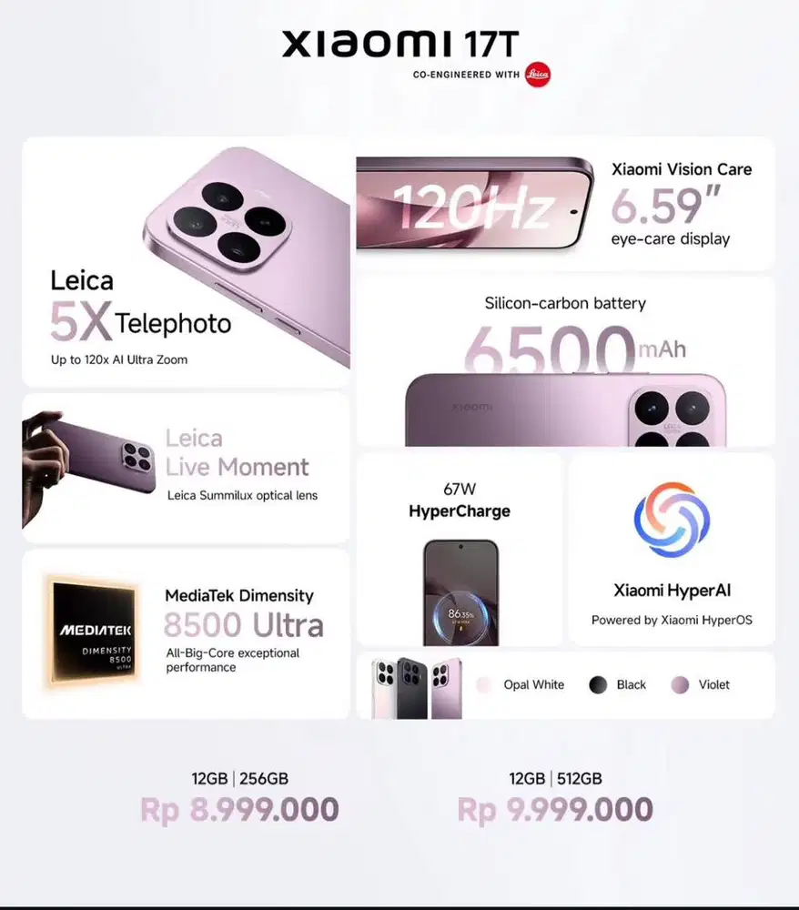 LAST DAY PO XIAOMI 17 T SERIES