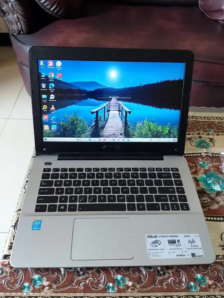 Asus Core i3 Gen5 Ram 6 Ssd 128 14 1.6