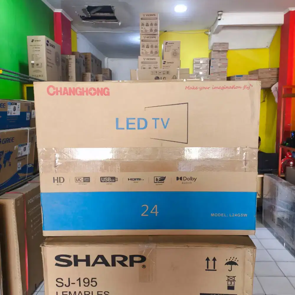 CHANGHONG DIGITAL TV 24INCH PROMO TERBATAS GARANSI RESMI BISA KREDIT