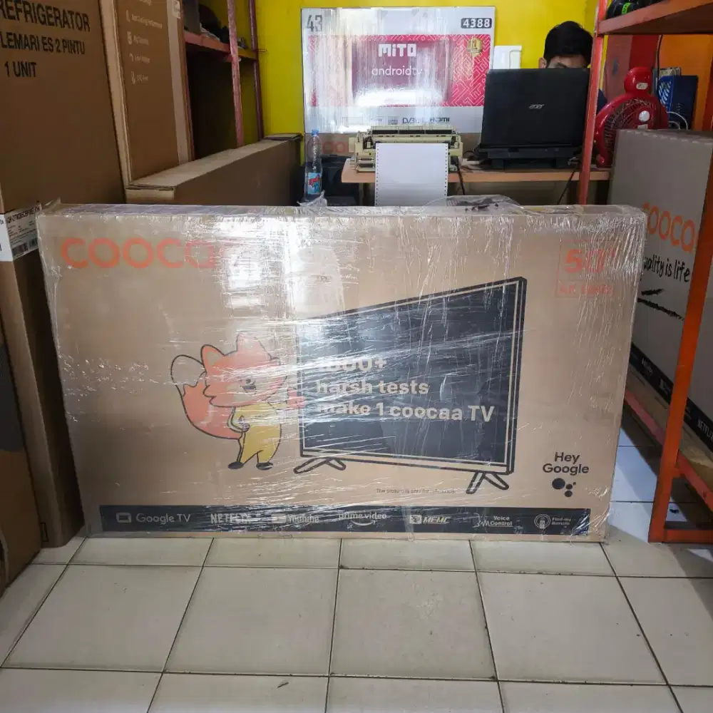 COOCAA SMART TV 50INCH 4K UHD PROMO BISA KREDIT TANPA DP