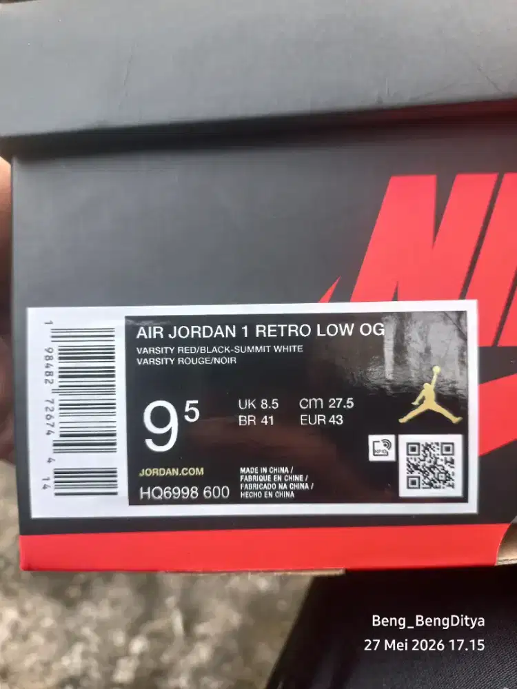 Nike Air Kordan 1 Retro Low OG