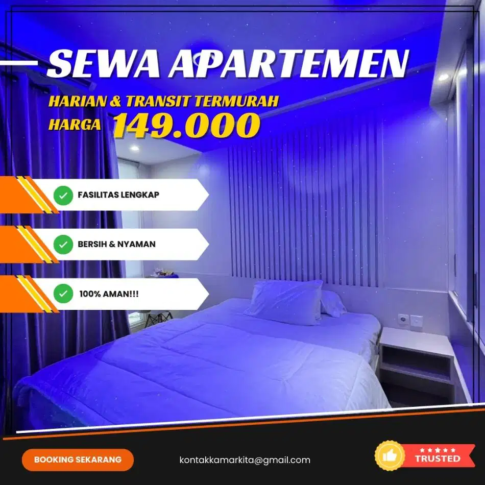 Sewa Apartemen Bintaro Icon Harian/Transit Termurah Tangsel