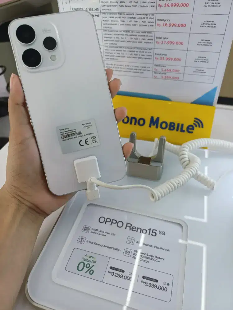 OPPO Reno15 5G Bisa Cicilan Tanpa Kartu Kredit DP 0%