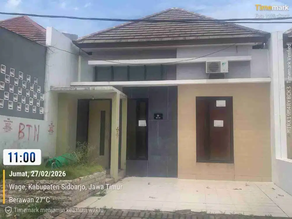 DI JUAL RUMAH

PERUM GRAND ROYAL REGENCY E7/12
KEL. : WAGE
KEC. : TAMAN 
KAB  : SIDOARJO