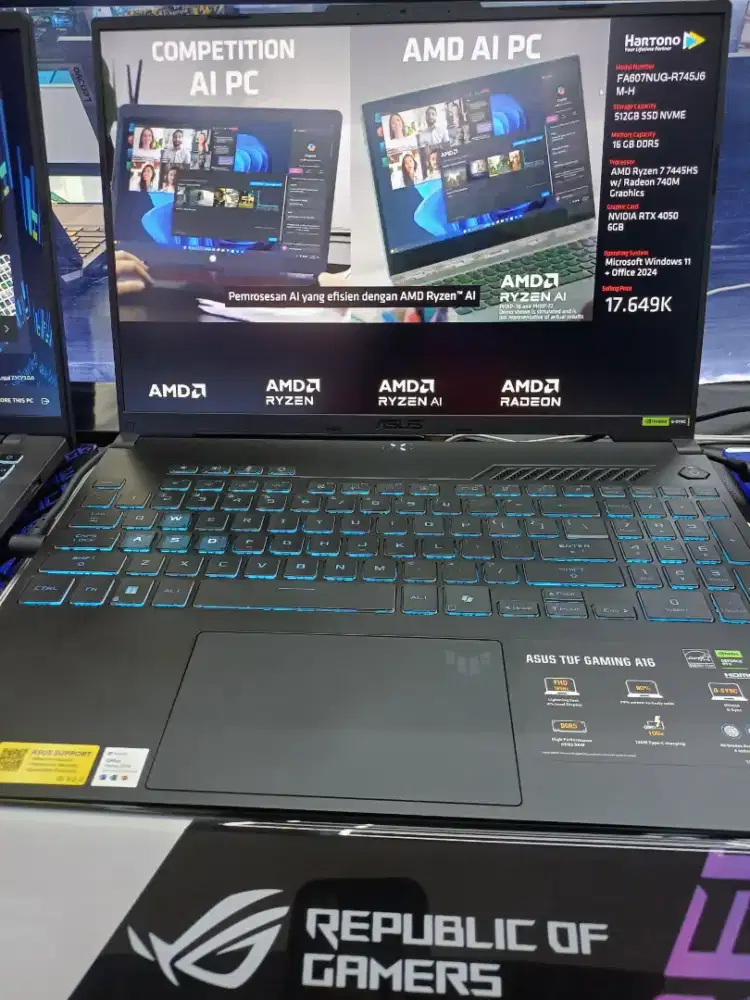 Laptop Gaming ASUS TUF A16 RTX 4050 Bisa Cicilan DP 0%