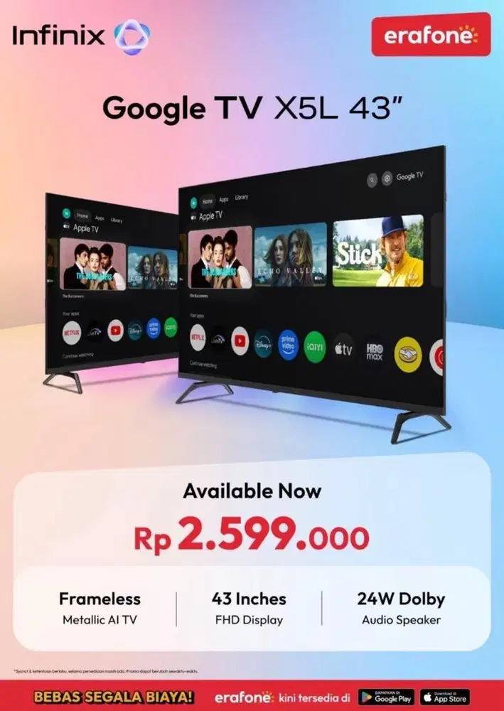 INFINIX GOOGLE TV 43 inch