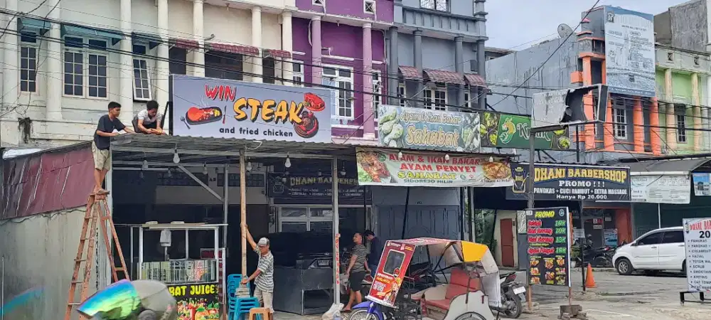 Neon box ,huruf/letter timbul medan