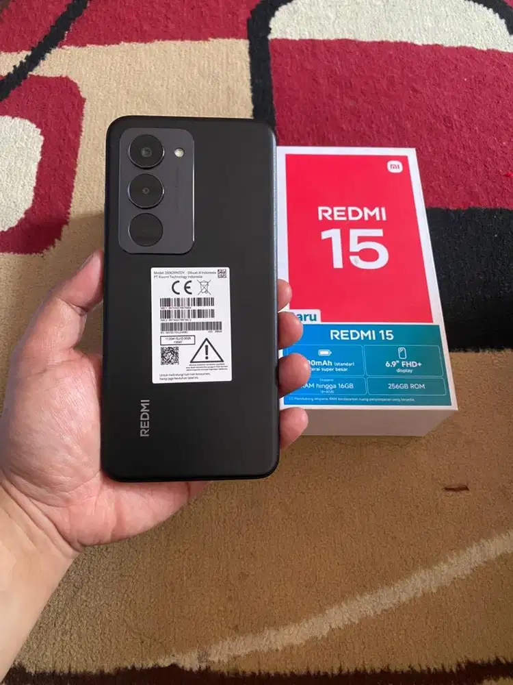 BISMILLAH REDMI 15 RAM 8/256 FULSET MULUS