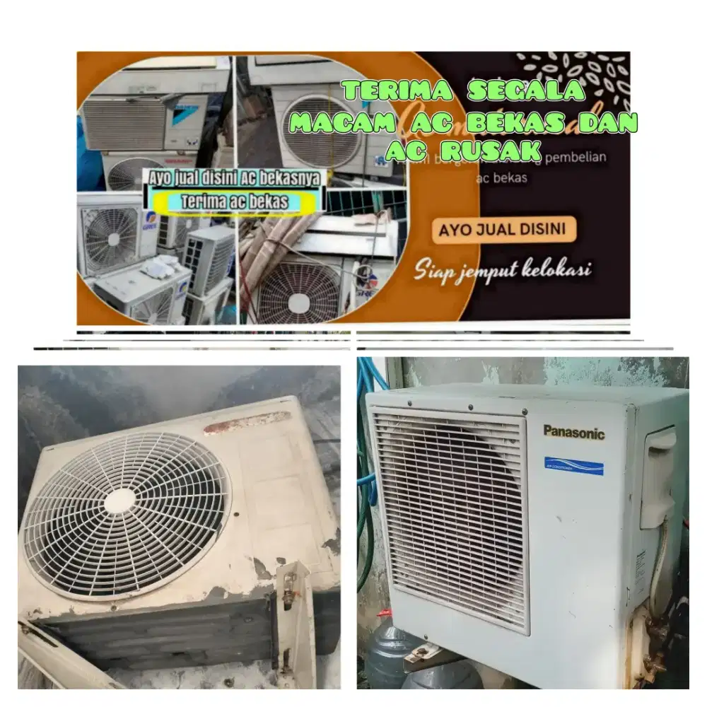Terima ac bekas rusak