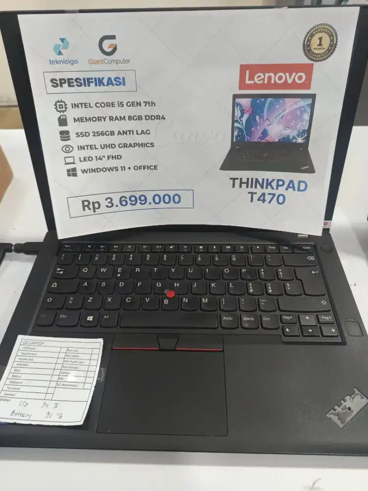 LENOVO THINKPAD T470