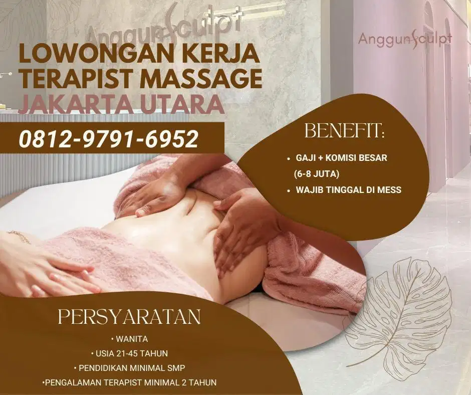 Lowongan Kerja Terapis Massage