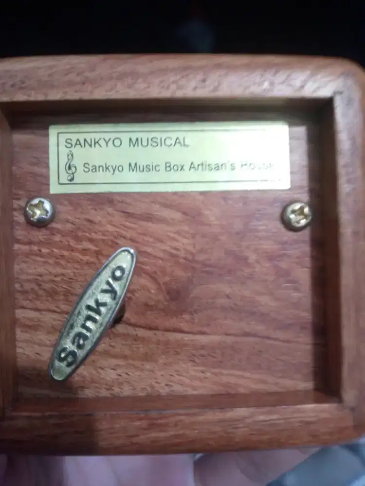 Musik Box Antik Sankyo Japan 1990 Normal Suara Kristal NEGO