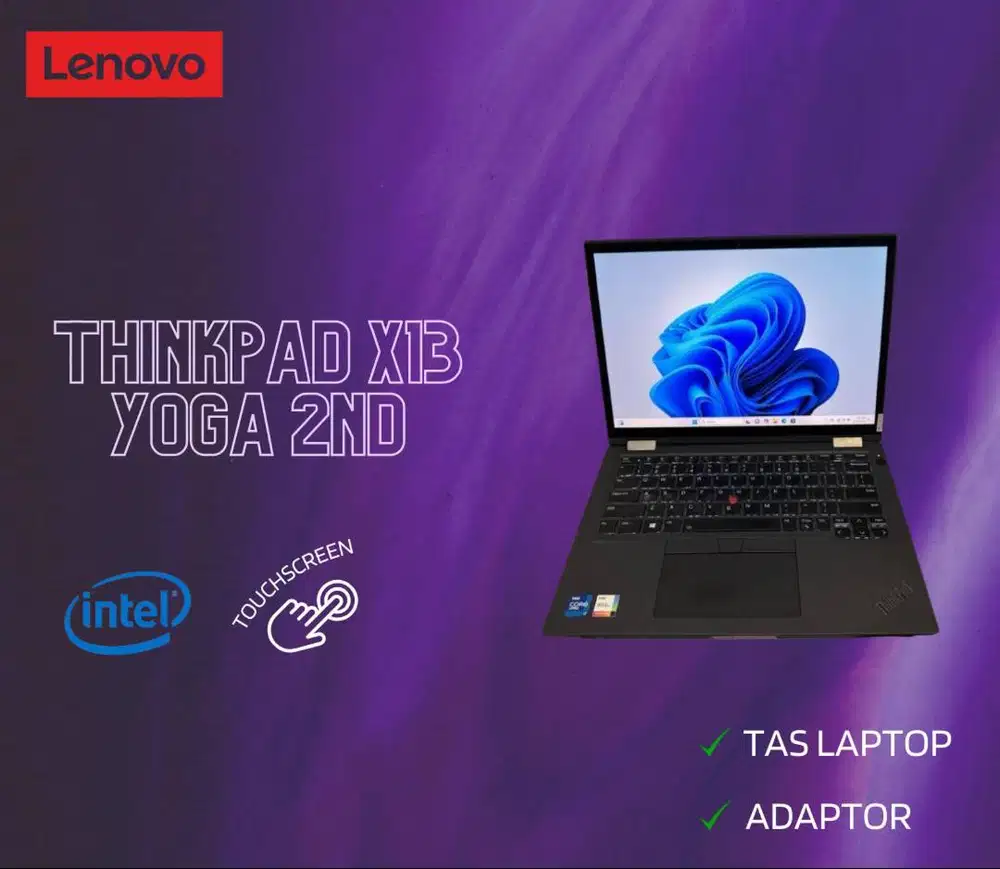 Lenovo Thinkpad X13 Yoga 2nd Core i7 Gen 11 Ram 32GB Pen Stylus *RRC
