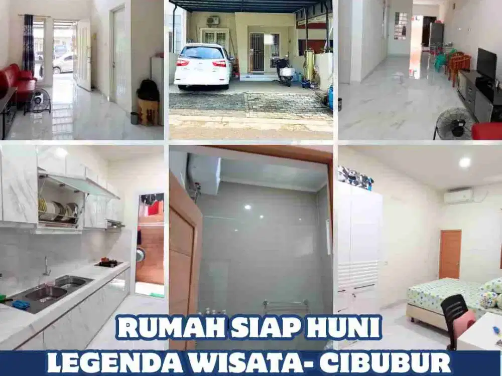 BU RUMAH SIAP HUNI LEGENDA WISATA 10 MENIT KE TOL KOTA WISATA CILEUNGSI CIBUBUR