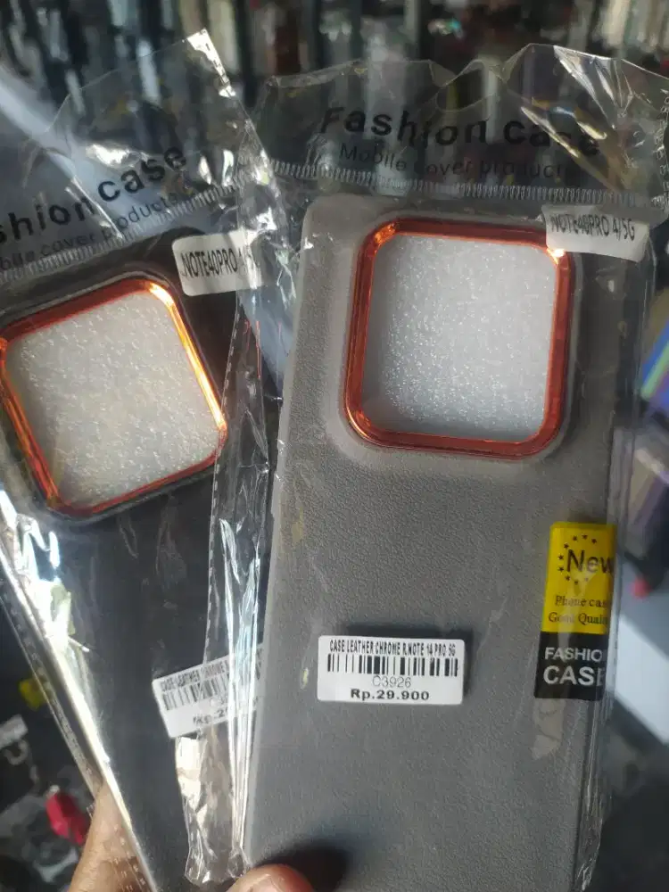 CASE LEATHER CHROME R.NOTE 14 PRO 5G