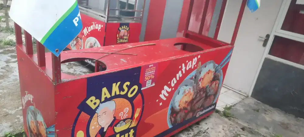 Gerobak bakso roda kecil