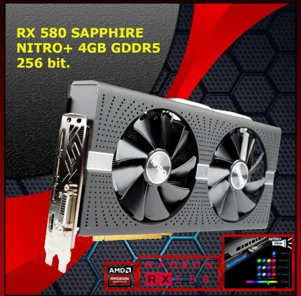 Radeon RX 580 Sapphire Nitro+ 4GB
