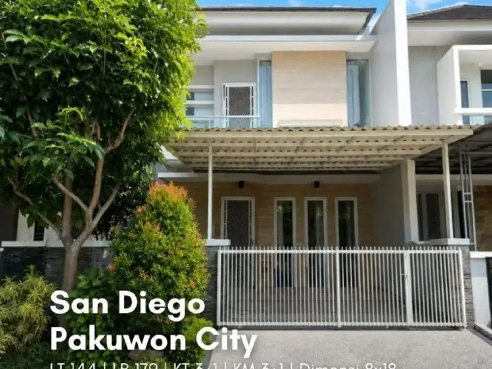 Rumah San Diego, Pakuwon City STRATEGIS, SIAP HUNI