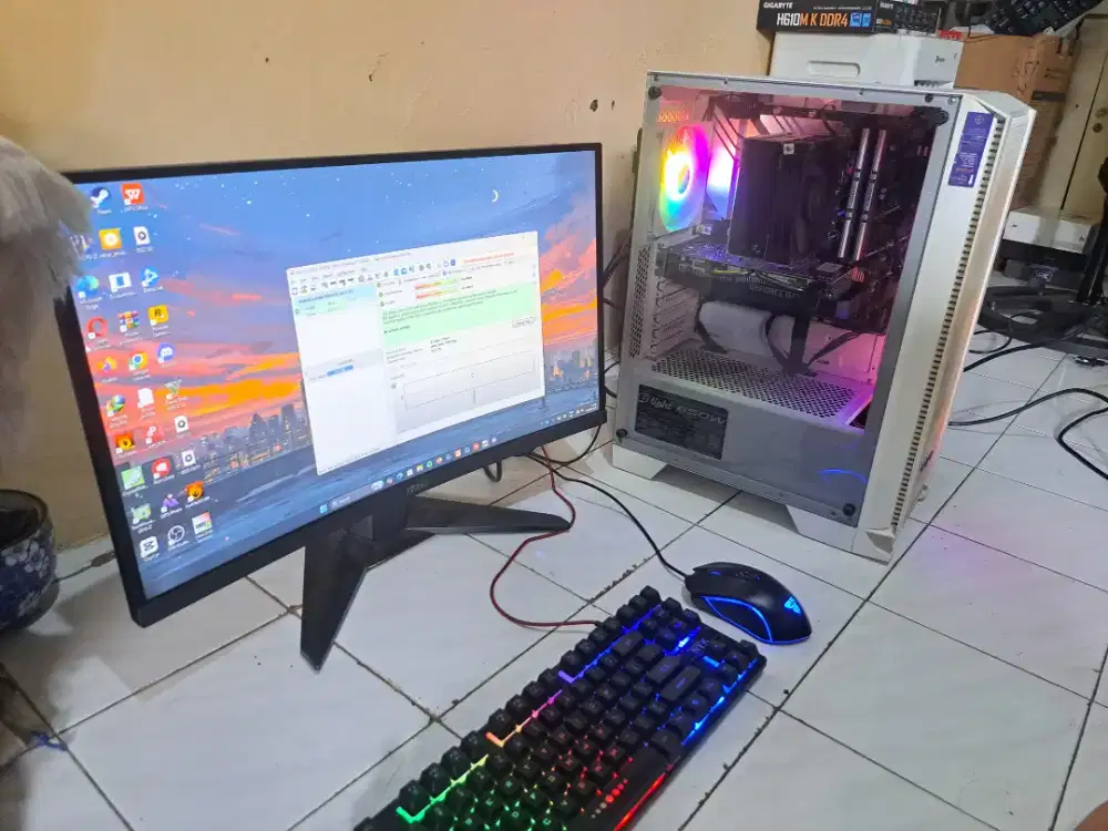 Pc gaming fullset i7 12700f