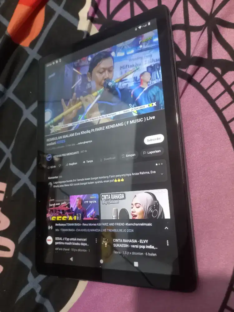 Tab advan sketsa 3 layar 10in ram 6/128. Versi 13. Normal siap pakai.
