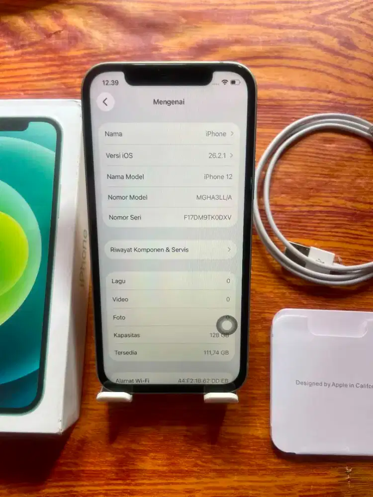 Iphone 12 128gb beacukai fullset mulus bisa tkr tmbh android
