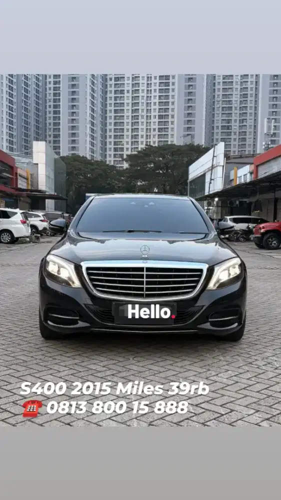 Mercbenz S400 2015 Miles 39rb Istimewa