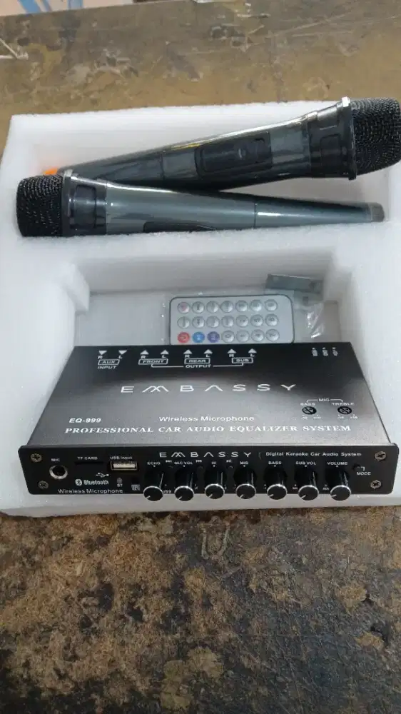 Pre amp equalizer karaoke embassy