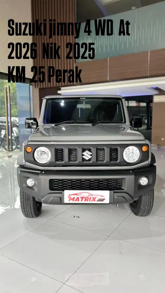 Suzuki jimny 4Wd At 2026 Nik25 Grey on black Ready stok