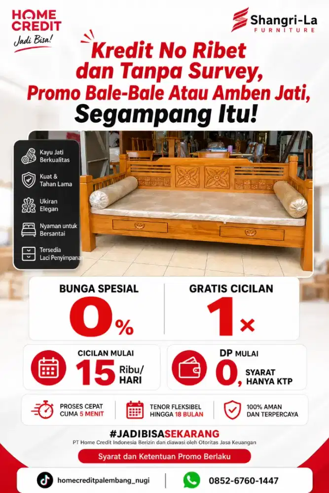 PROMO BALE-BALE ATAU AMBEN JATI TERMURAH SEKOTA PALEMBANG