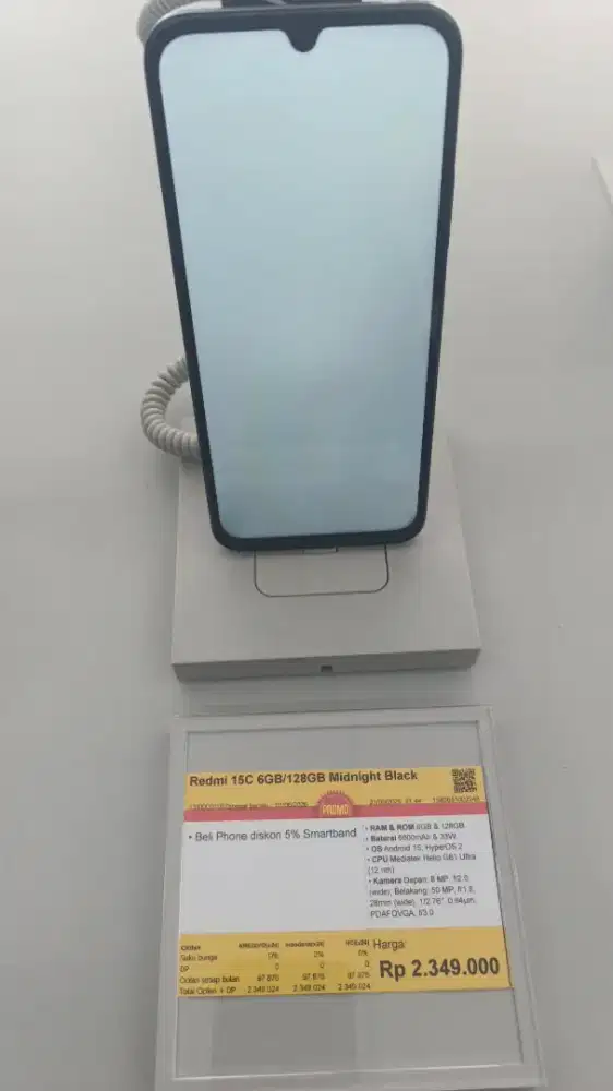 REDMI 15C 6/128GB GARANSI RESMI