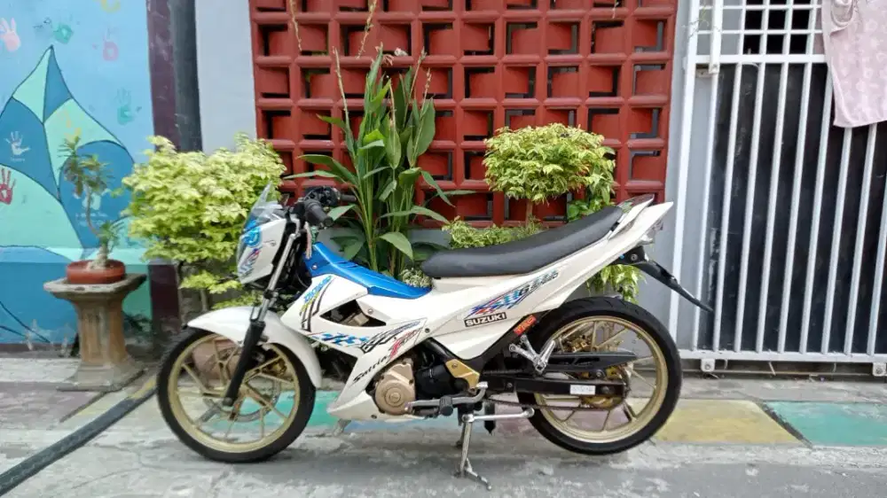 satria fu 2014 mesin sehat pajak hidup body bagus