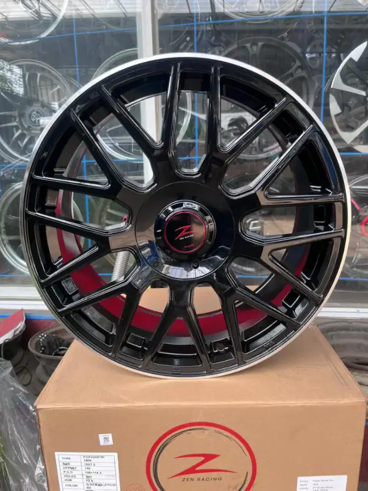 FOX VR3 ring 18 lebar 7,5 pcd 5x108 dan 5x114,3 ET 40 jaecoo J5, crv