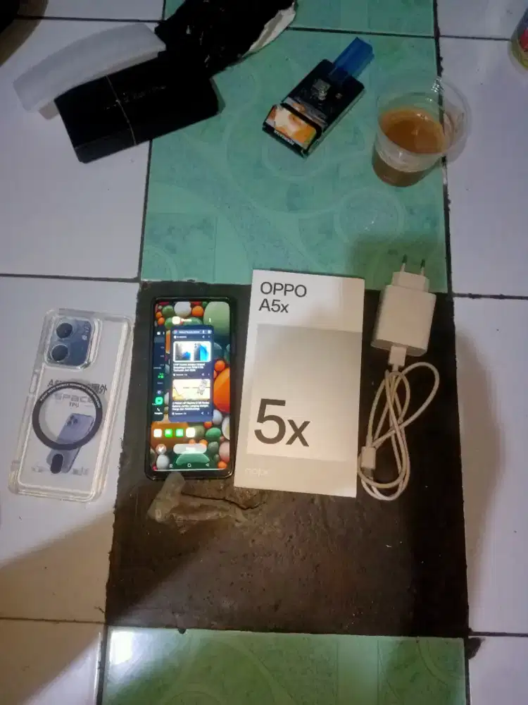 jual oppa a5 x ram 6+6/128 lengkap baru 3bulan pake