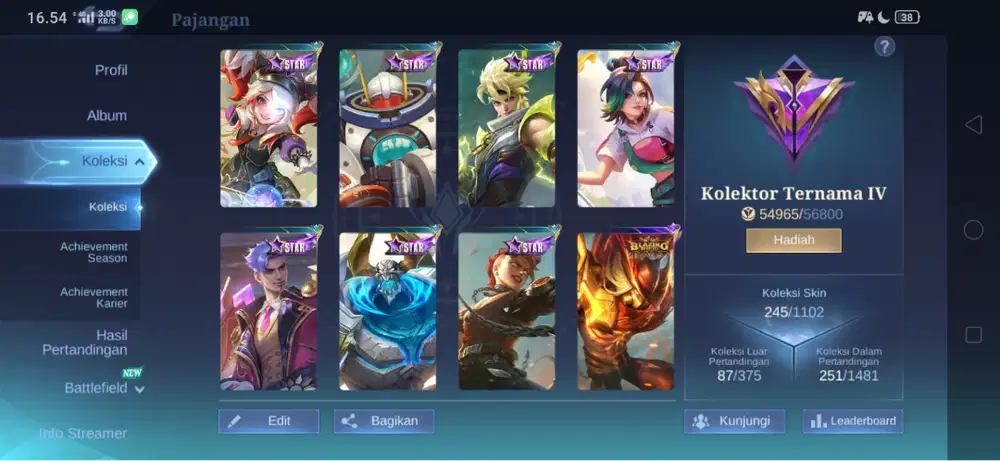Jual akun ml pribadi.