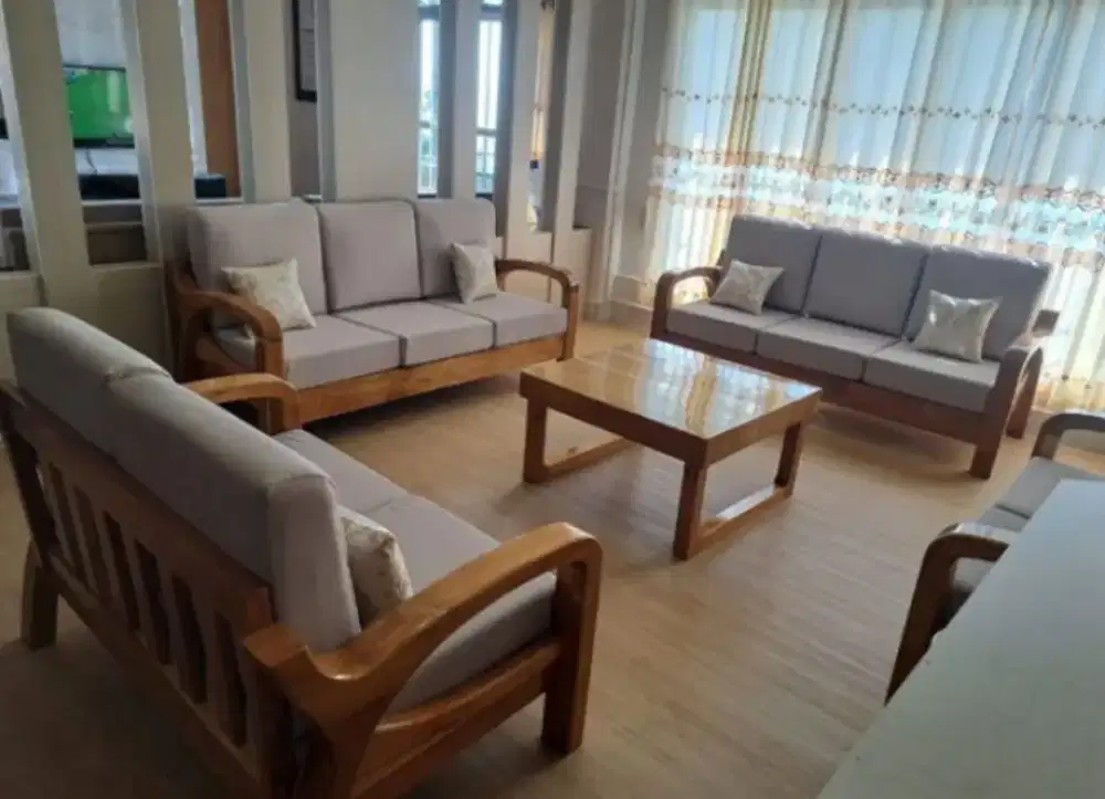 Ganti kulit sofa & tambah busa