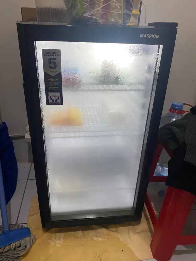 Dijual showcase kulkas Maspion