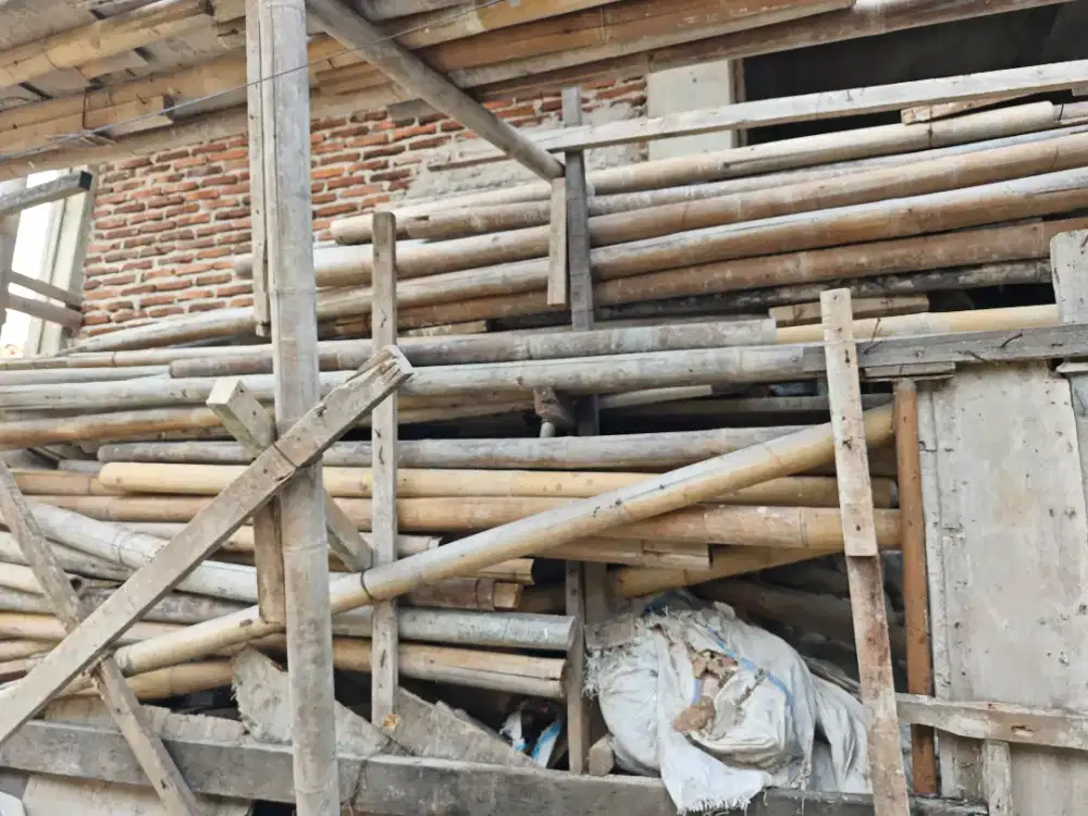 Jual bambu bekas