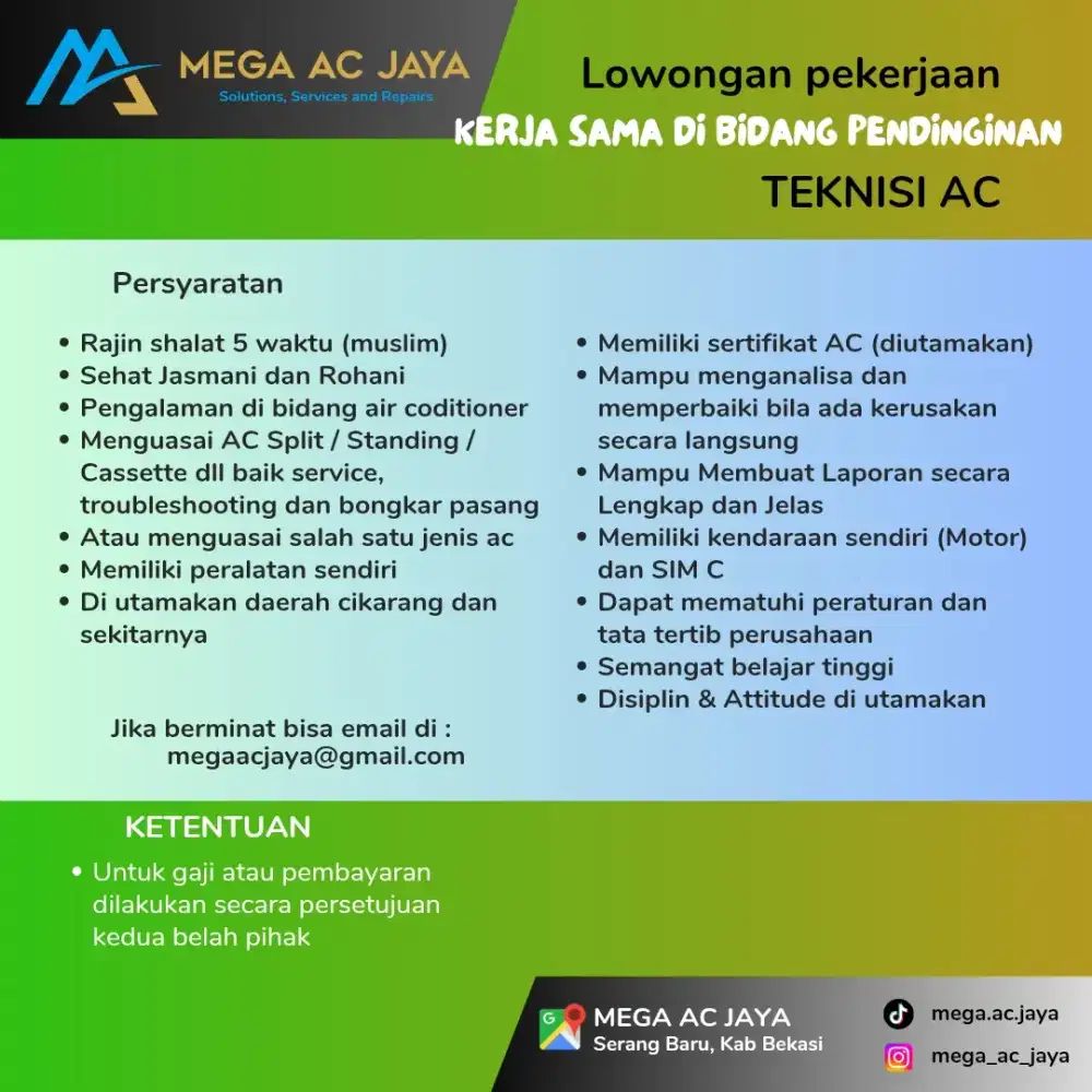 Kerjasama di bidang pendinginan