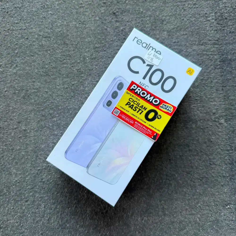 Realme C100 ram 6 internal 128 cicilan mulai dr 430ribuan aja