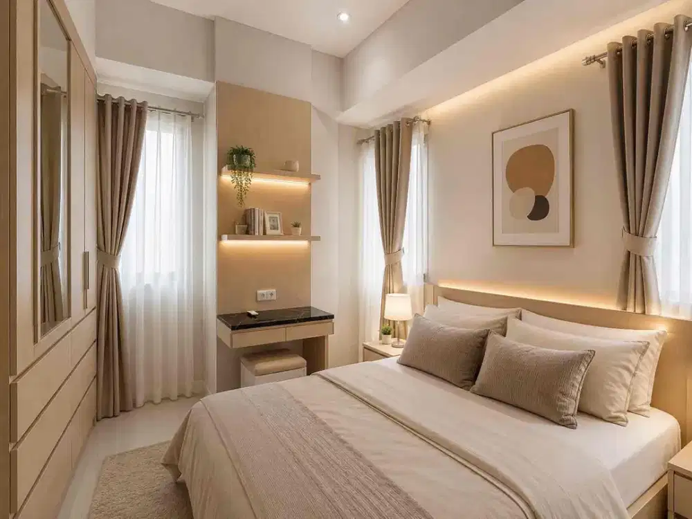 JUAL RUGI (DI BAWAH HARGA PASAR) – Apartemen 2BR Full Furnished Transpark Juanda