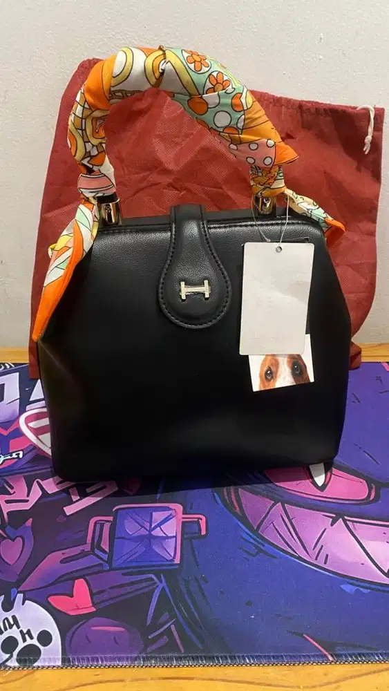 Hush Puppies Tas Wanita Dion Top Handle L Black ORIGINAL