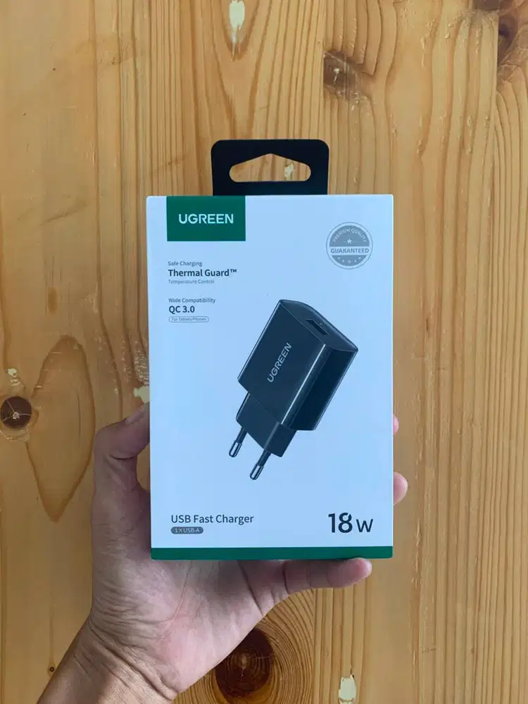UGREEN Adaptor Charger USB-A 18W Fast Charging QC3.0 - 10133/70273