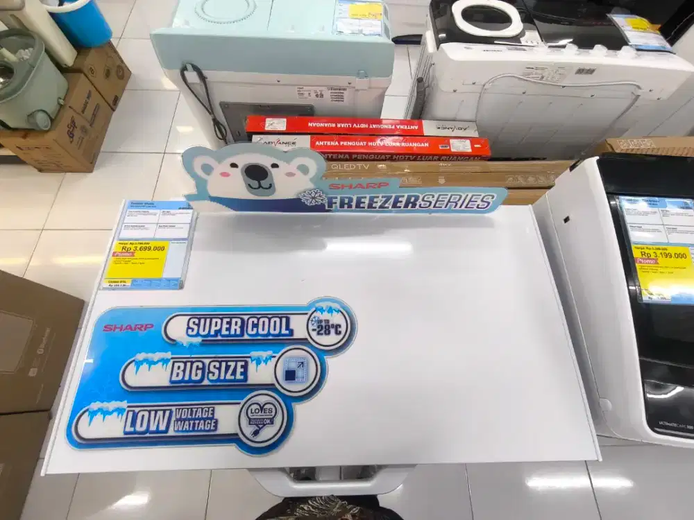 FREEZER SHARP FRV-210X 190L 90watt