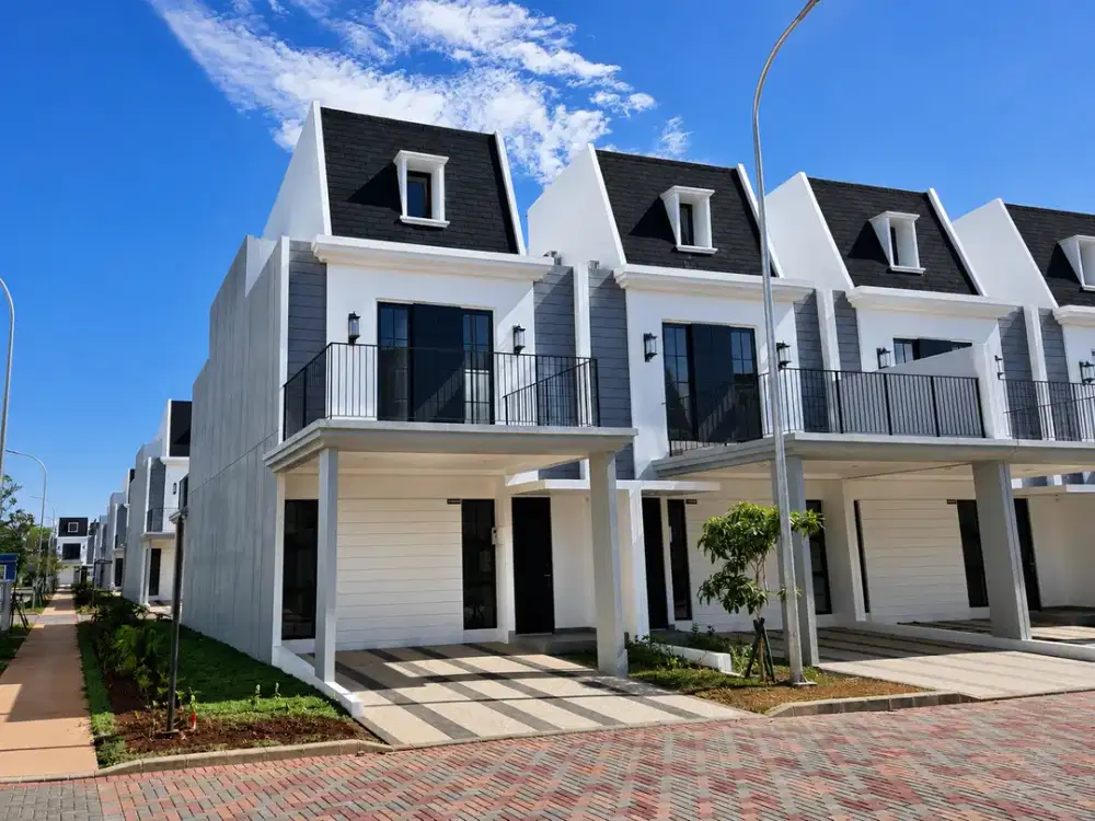 Rumah hoek 2lt luas 7x10 70meter 3KT Cluster Masion De Wisteria Metland Menteng